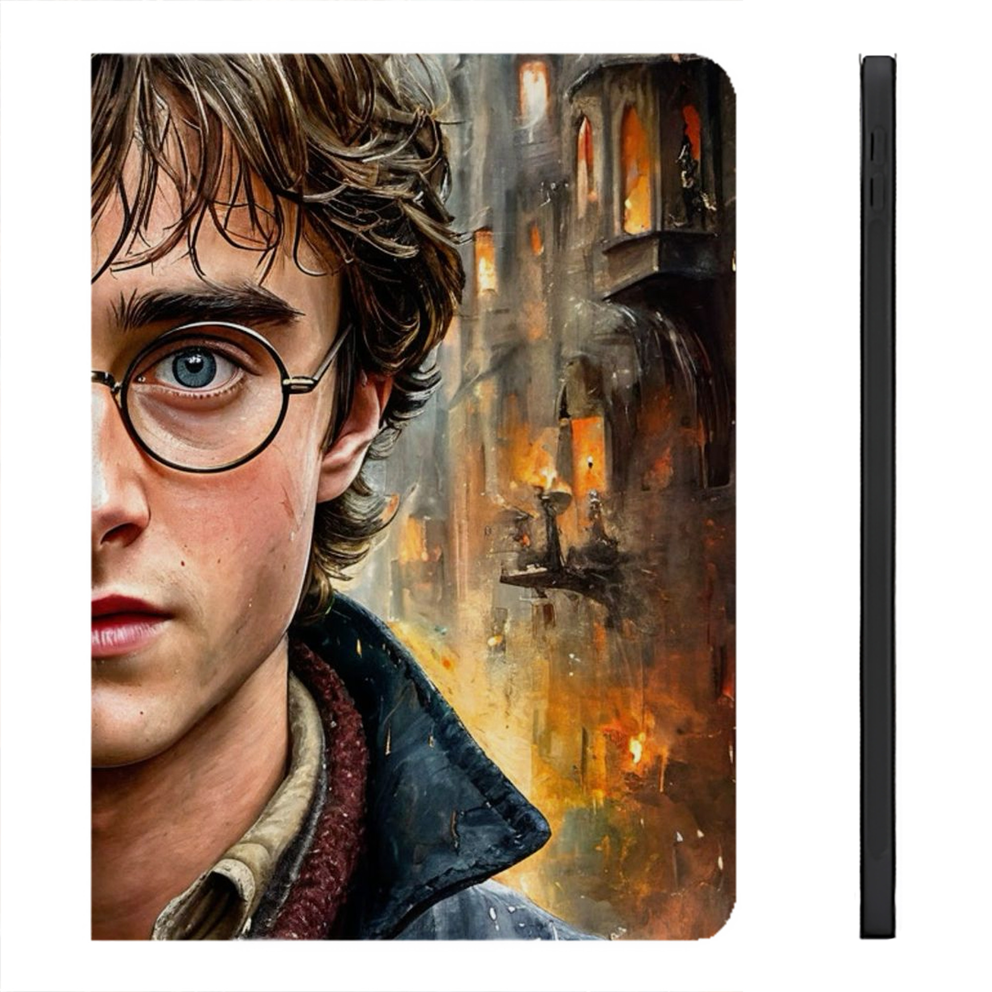 （画像用） Harry Potter ハリー・ポッターシリーズ IPadケース ペンホルダー付き ブックスタイルデザイン